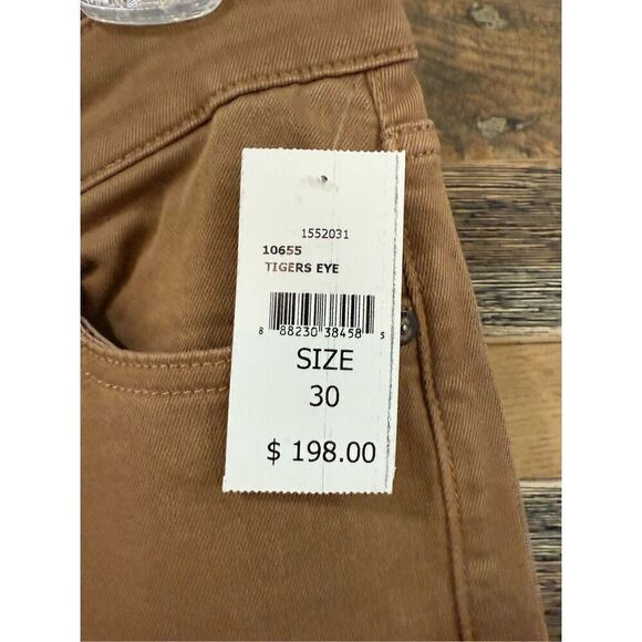 DL1961 NWT AVERY DL ULTIMATE PANT Mens Tigers Eye Brown Modern Straight sz 30x34 - Picture 3 of 9
